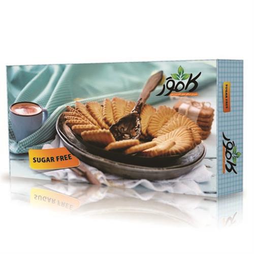 بیسکویت طعم دار وانیلی بدون قند